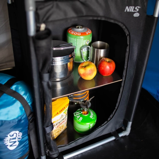 Panou frontal ventilat și 2 rafturi