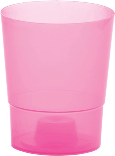 Ghiveci pentru orhidee COUBI ORCHID, 12,5 cm, roz transparent