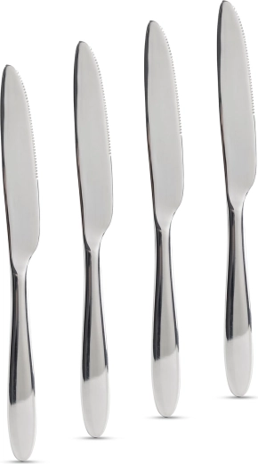 Set de 4 cuțite pentru tacâmuri din oțel inoxidabil