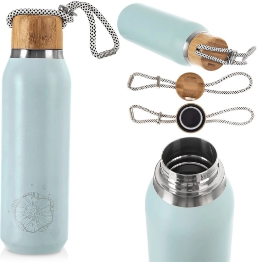 Capac din bambus cu șnur și etanșare de încredere