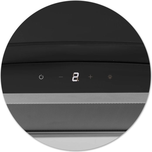 Control tactil și 3 viteze