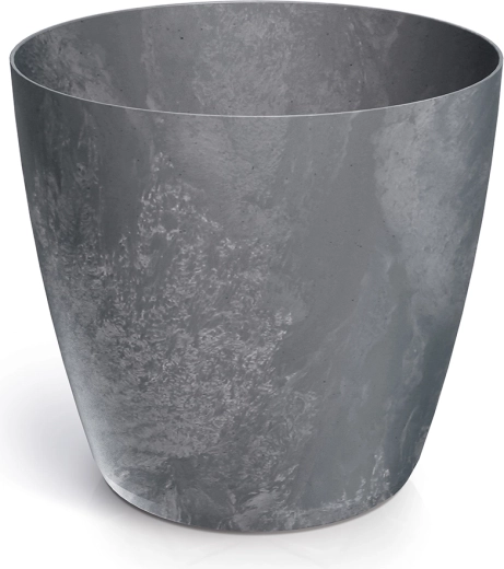 Ghiveci cu efect de beton marengo 15,8 cm