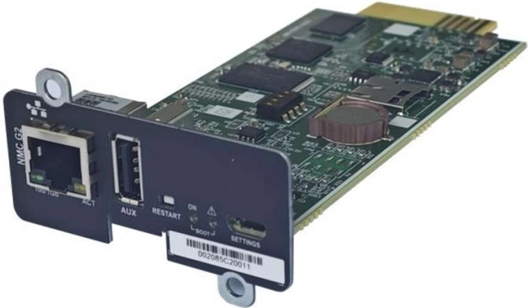 Modul SNMP PowerWalker 1 Gbps pentru UPS seria RT/RTG/IoT PF1 6–10 kVA TGB/TGS - 1 buc