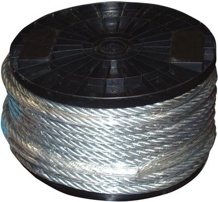 Cablu de oțel galvanizat de 5 mm, 75 m