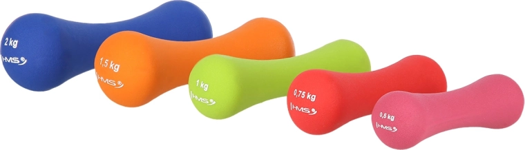 Gantera de mână din neopren 1 kg HMS