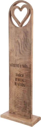 Tablă decorativă Mango „Bine ați venit la noi” 80 cm