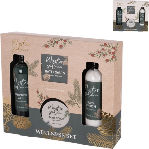 Set cadou pentru baie, 4 piese, în 2 variante