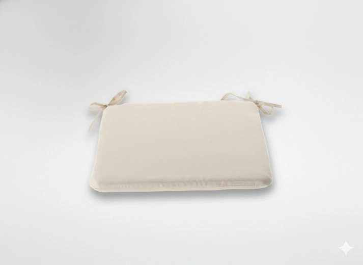 Pernă pentru scaun 40 × 40 × 3 cm bej