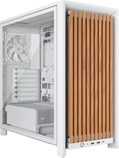 Corsair Frame 4000D WOOD RS carcasă modulară mid-tower alb/stejar