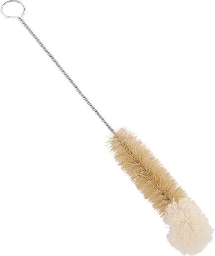 Perie pentru sticle din peri naturali și bumbac 25 mm
