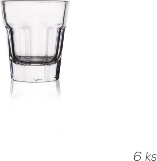 Aras păhărel din sticlă 45 ml (6 buc.)