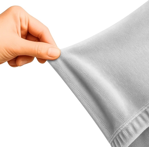 Velur elastic pentru o fixare netedă