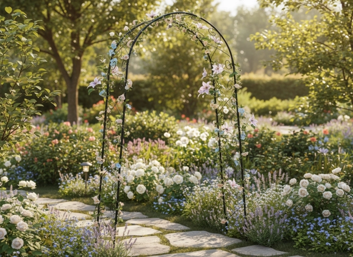 Intrare elegantă în grădină