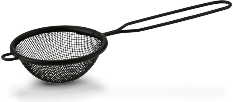 Strecurătoare de bucătărie 8 cm – neagră, metalică