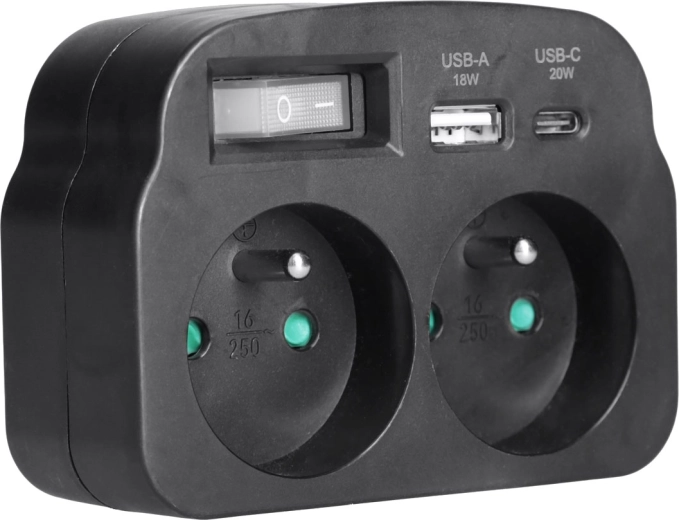 Încărcare rapidă USB-A QC 3.0 și USB-C PD