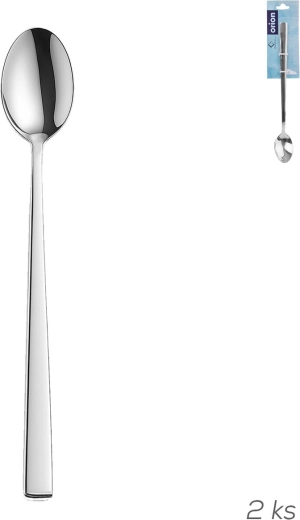 Lingurițe de cocktail din inox Plain 2 buc