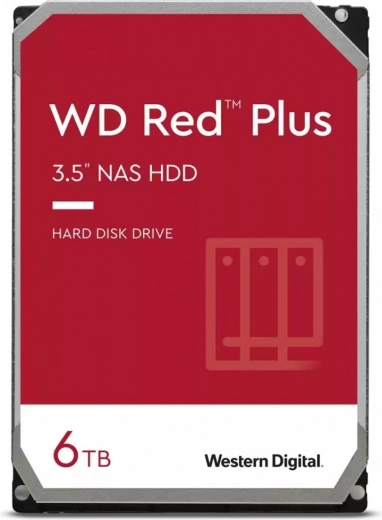 WD Red Plus 6TB Hard Disk 3,5"