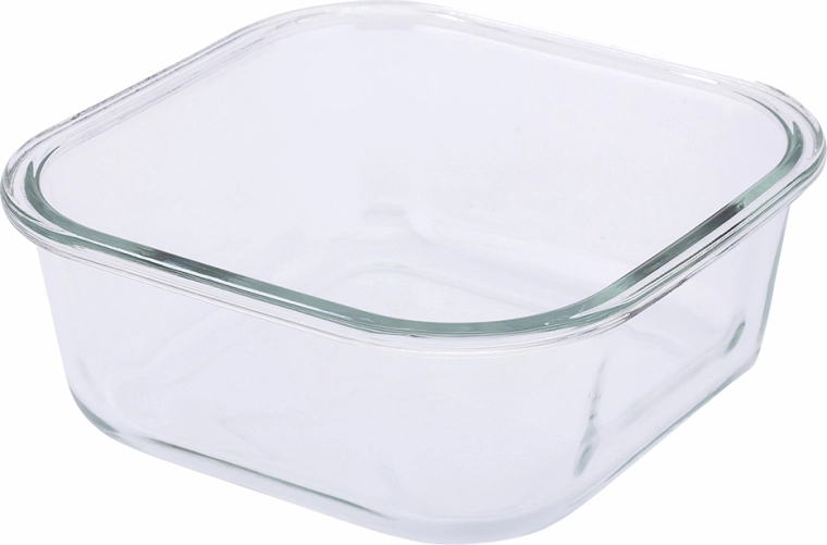 Recipient transparent din sticlă pentru o vedere rapidă