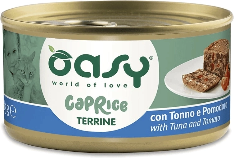 Oasy Caprice terrină cu ton și roșii 85 g