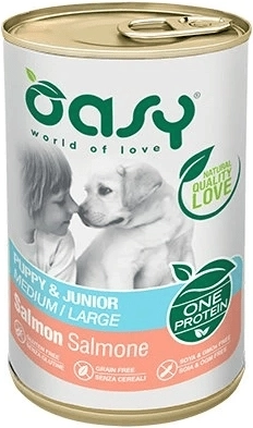 Oasy One Protein Puppy & Junior Medium/Large somon 400 g