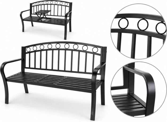 Spătar decorativ și cotiere confortabile