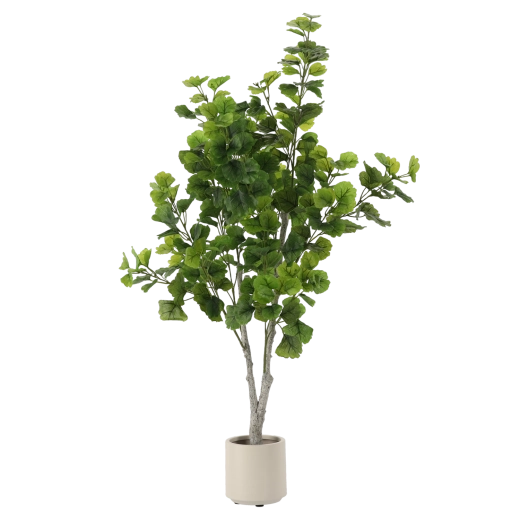Ginkgo artificial în ghiveci, 125 cm, Garden Line