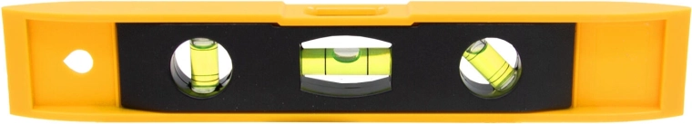 Nivelă cu bulă 230 mm cu bază magnetică, 3 fiole