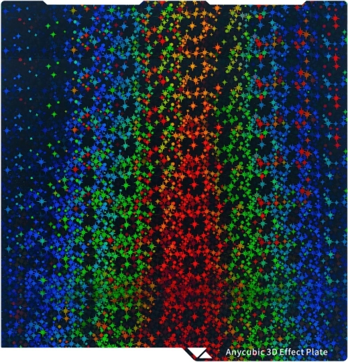 Placă de imprimare 3D dublă față cu efect 3D pentru ANYCUBIC Kobra 3, Kobra 3 Combo, Kobra 3 V2 și Kobra 3 V2 Combo