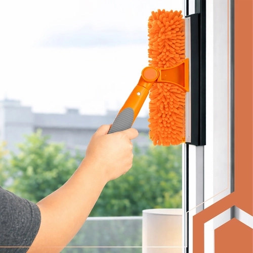 Rotire a capului la 180° pentru curățarea ușoară a colțurilor și marginilor