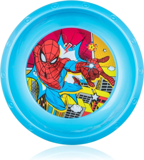 Bol din plastic pentru copii 17 cm cu motiv SPIDER-MAN