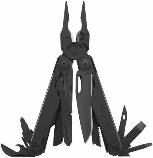 Leatherman Surge unealtă multifuncțională, 21 funcții, integral metalică, neagră