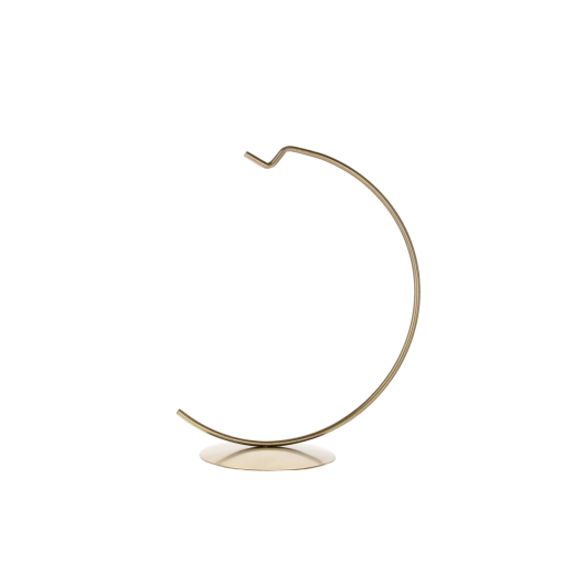 Suport pentru ornament de Crăciun 12 cm – metal alb