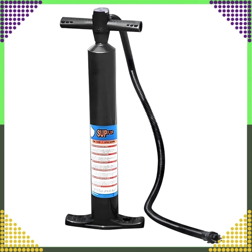 Pompă manuală cu dublu sens pentru SUP cu manometru 25 PSI