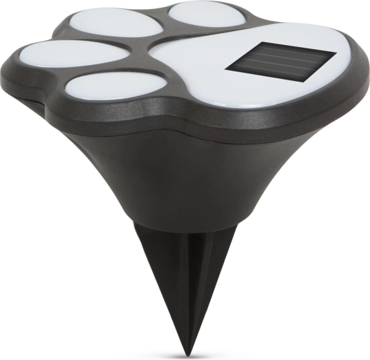 Lampă LED solară de grădină în formă de labă de câine - 1 bucată