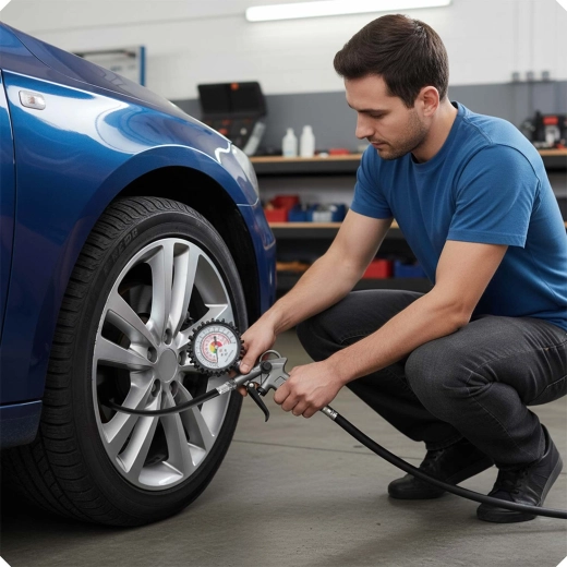 Umflare precisă cu manometru