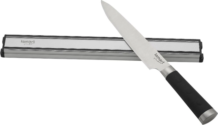 Bară magnetică Lamart din oțel inoxidabil, 36,5 cm