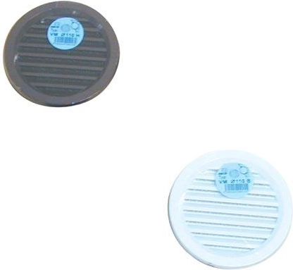 Grilă de ventilație din plastic cu plasă, 110 mm – Maro