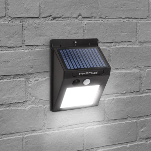 Lumină solară de perete cu senzor de mișcare și LED COB