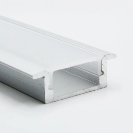 Șină din aluminiu Solight cu laterale pentru benzi LED, cu difuzor lăptos, 1 m