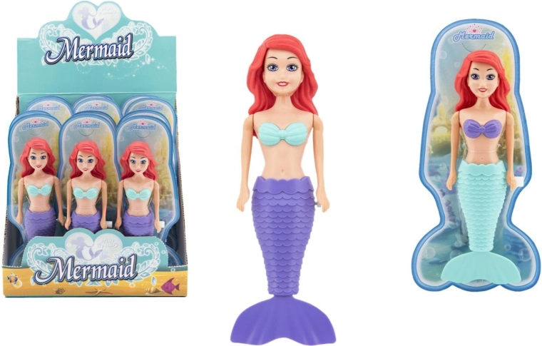 Sirenă de mare cu mecanism de întindere pentru apă, 18 cm - 1 bucată