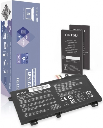 Baterie Mitsu pentru Asus FX504 FX505 FX80G 3900 mAh