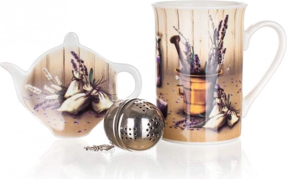 Set de ceai din 3 piese LAVENDER