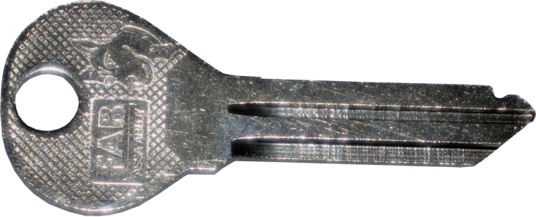 Cheie de rezervă pentru cilindrul FAB, clasa de siguranță 2