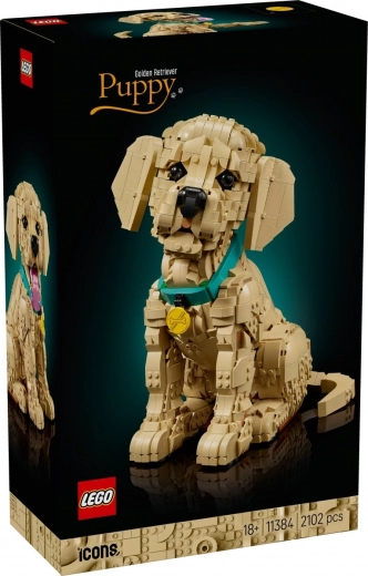 LEGO Icons cățel golden retriever