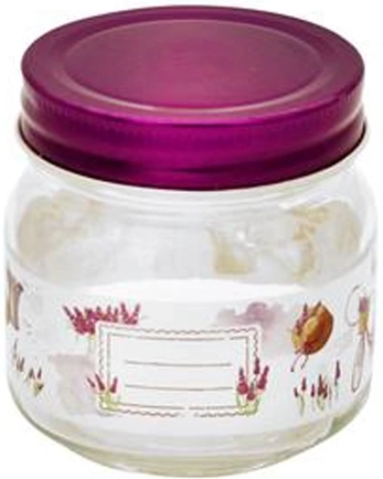 Borcan pentru conservare cu capac Lavandă 250 ml