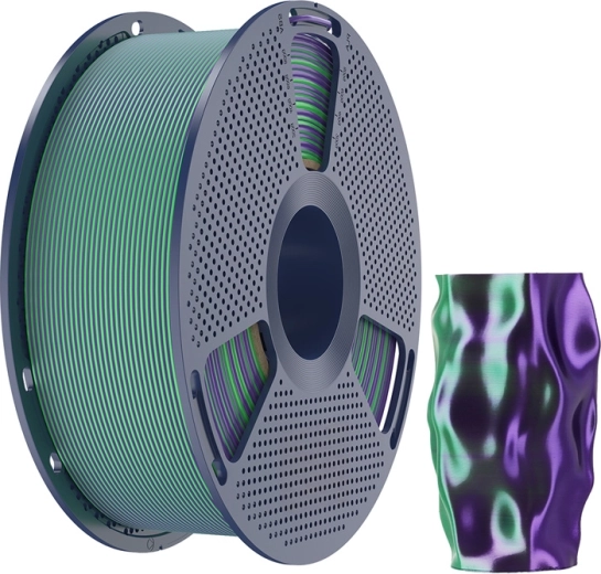 Efect bicolor Multi Color verde–mov