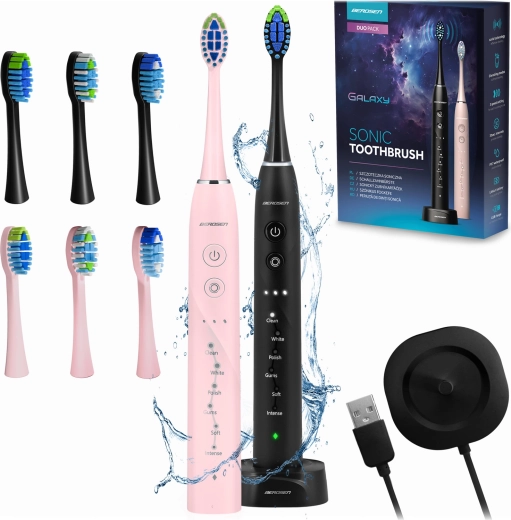 Set de periuțe de dinți sonice Berdsen Galaxy Duo - 2 buc.