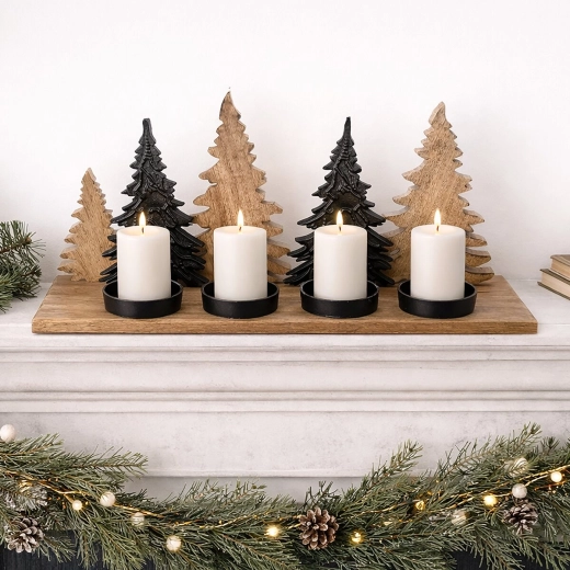 Sfeșnic clasic de Advent pentru 4 lumânări