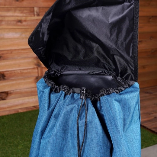 Geantă încăpătoare cu șnur și clapetă