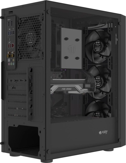 4× ventilatoare PWM preinstalate Fury SAI S12